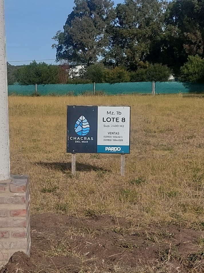 Lote en Claromeco Chacras del Mar