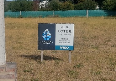 Lote en Claromeco Chacras del Mar